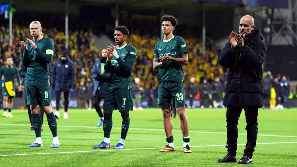 Manchester City beaten by Bodo Glimt in Champions League